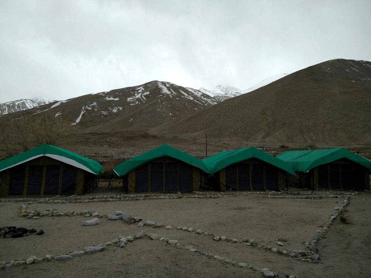 Pangong Delight Camps And Cottages Spangmik Екстериор снимка