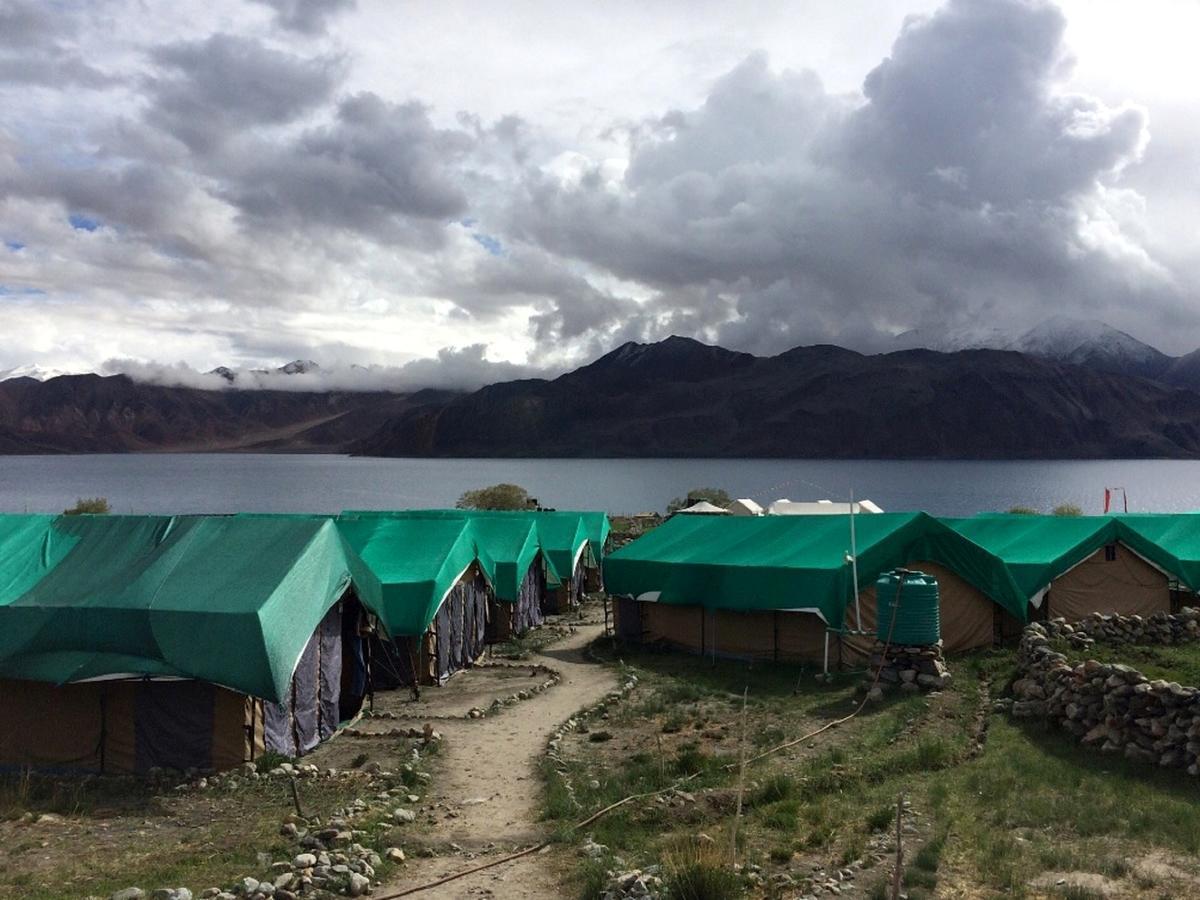 Pangong Delight Camps And Cottages Spangmik Екстериор снимка